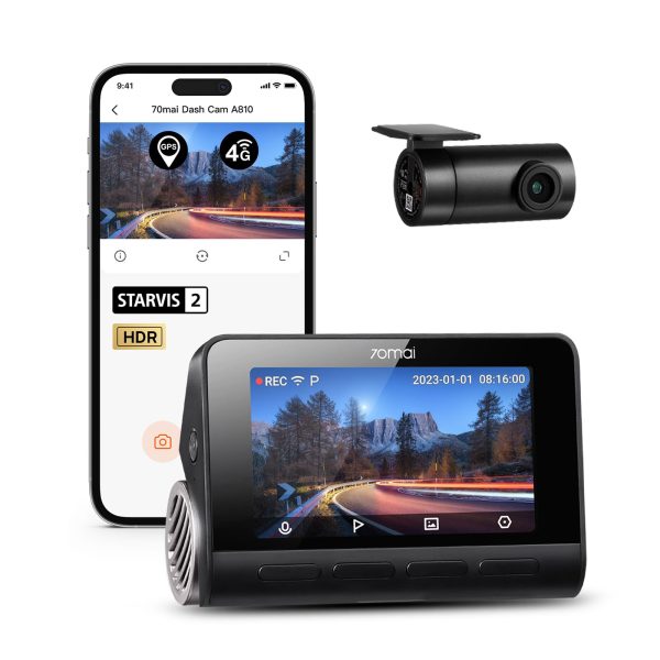 دوربین خودروی شیائومی مدل 70Mai Dash Cam 4K A810 Set - Image 5